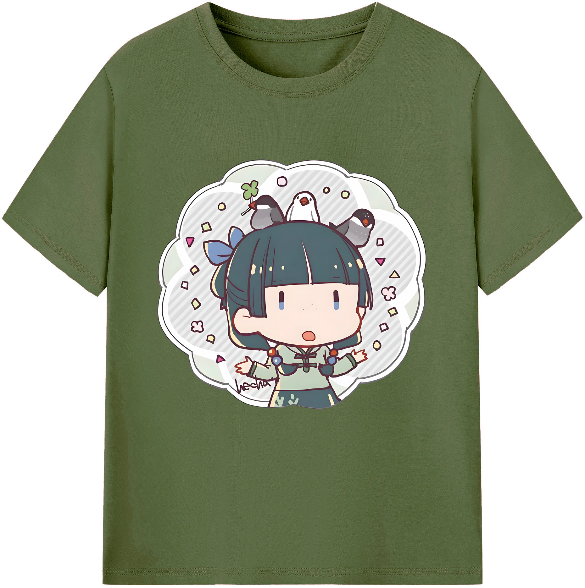 （画像用） 薬屋のひとりごと The Apothecary Diaries 綿100％半袖Tシャツ（フロントプリント）